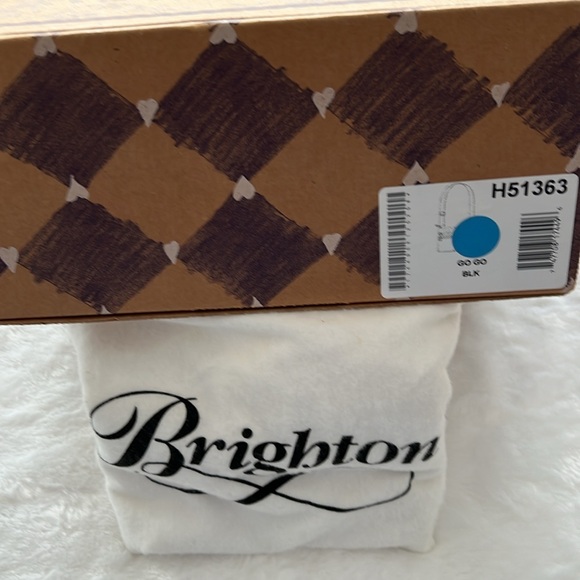 Brighton GoGo Crossbody Blk/Blk Croco - Picture 15 of 15